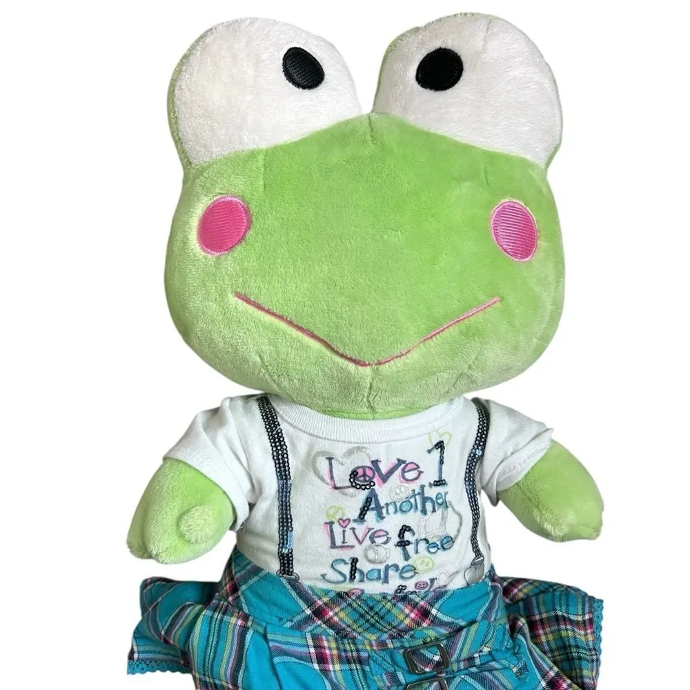 RARE Keroppi Sanrio Frog 50th Anniversary Edition Build a Bear